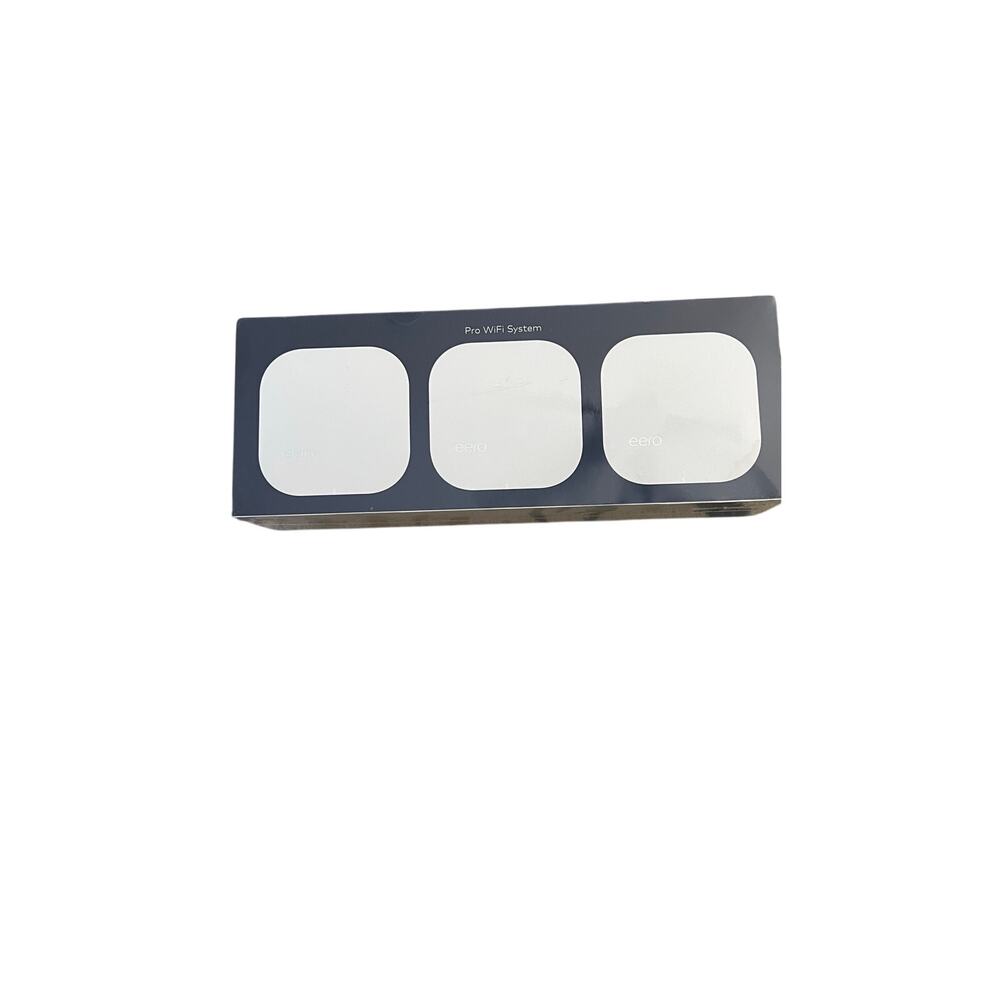 eero B010301 Pro Mesh 2nd Generation WiFi System, White - Set of 3